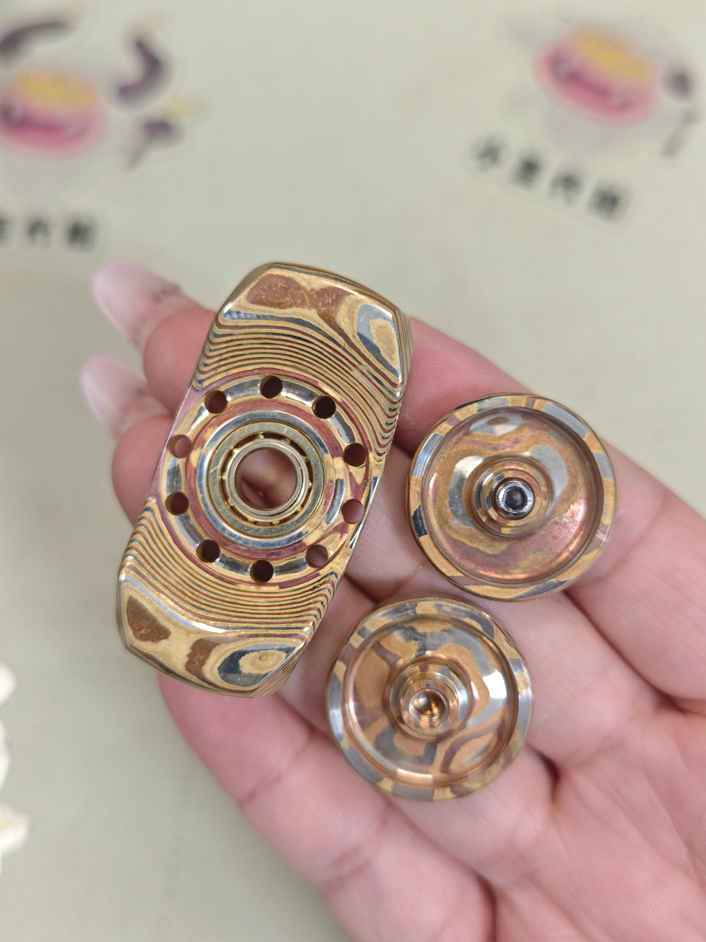 Fat Tiger Mokume Copper