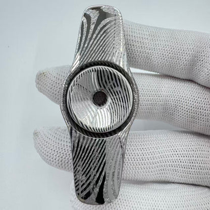 Oumuamua Premium & Premium Buckle Damasteel