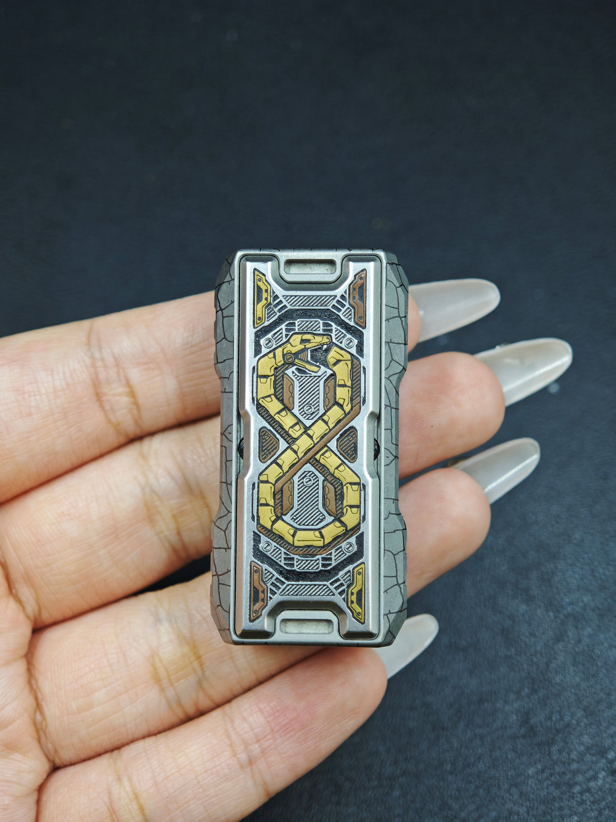 CORE WAVE Titanium Engraved