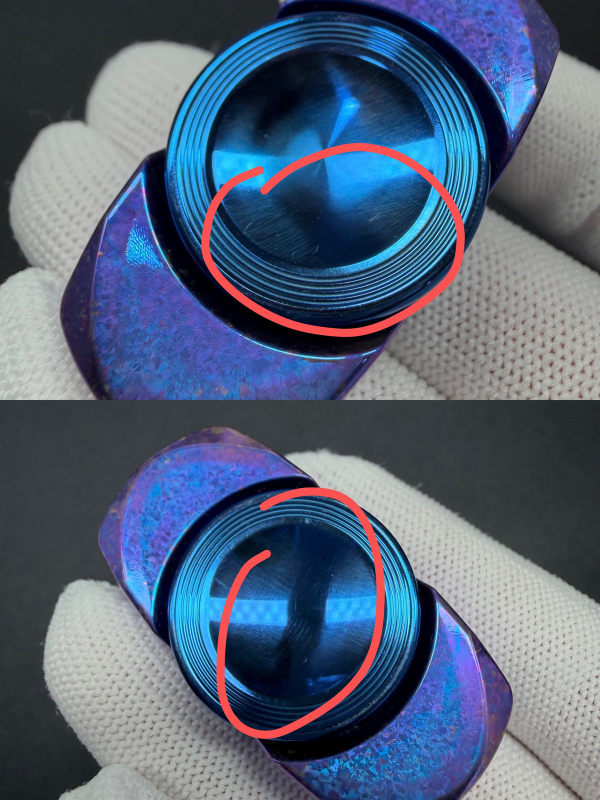 Qilin Crystallized Titanium Color-Anodized