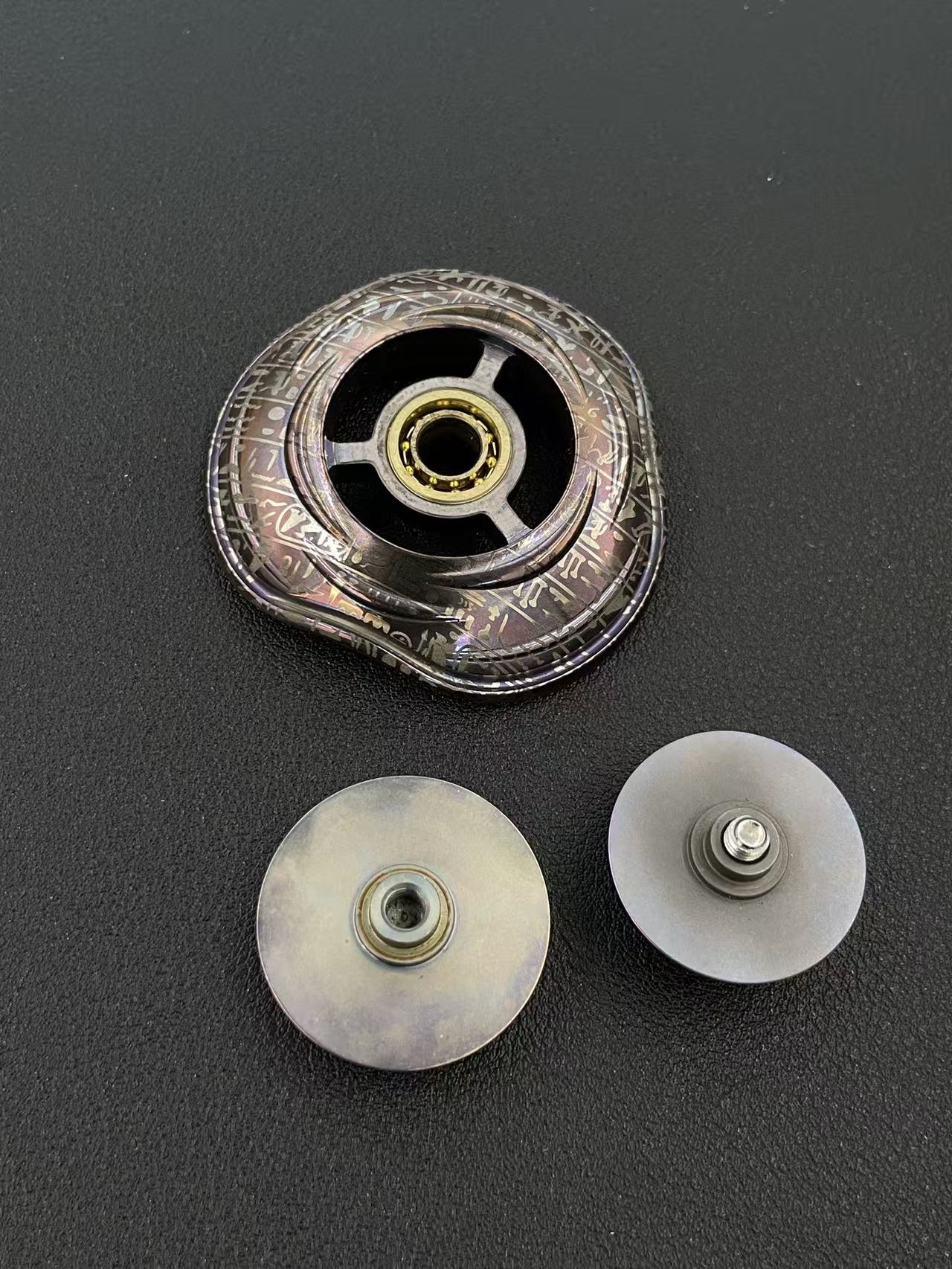 Zeppelin Zirconium Anodized Engraved Polished