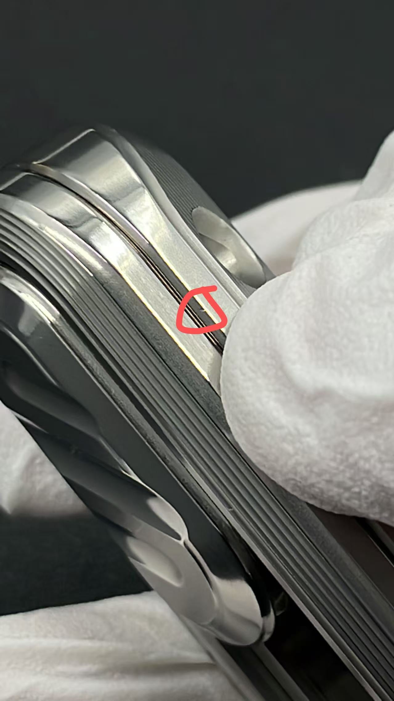 Popping Stainless Steel