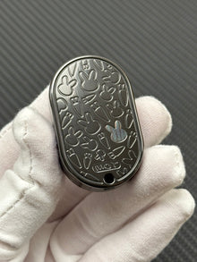 Grumpy Rabbit Rhythm Zirconium Engraved