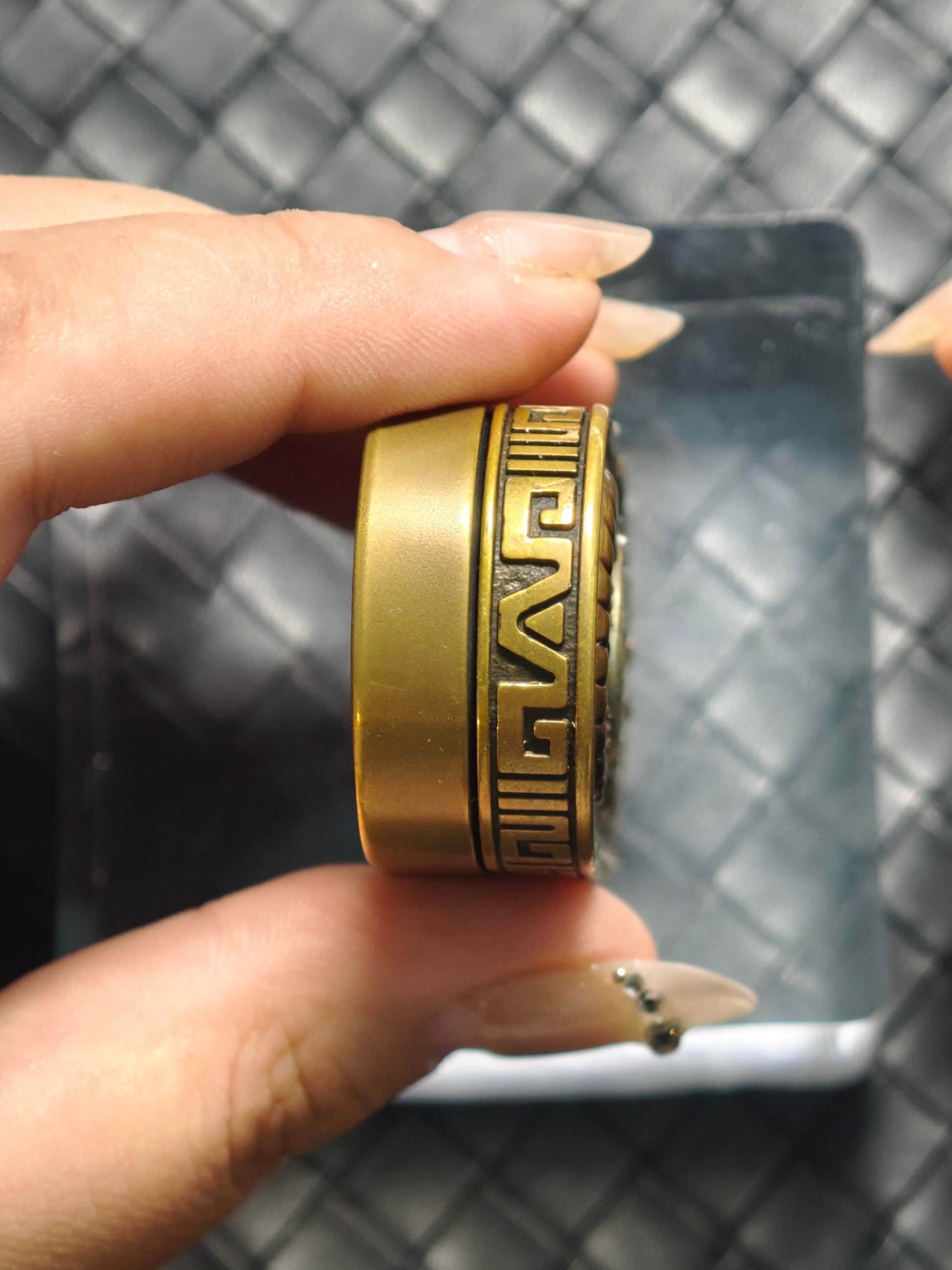Maya Quetzalcoatl Wave Brass
