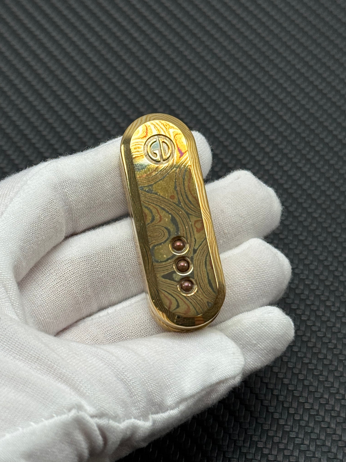Lucky Draw Mokume Polished