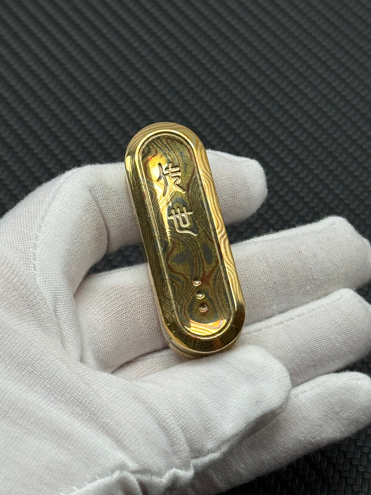 Lucky Draw Mokume Polished