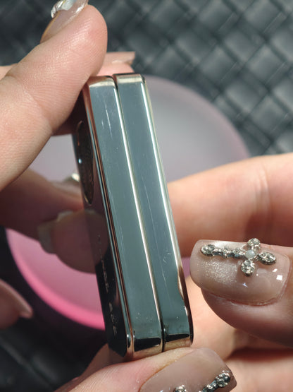 Sugar Cube Titanium Polished