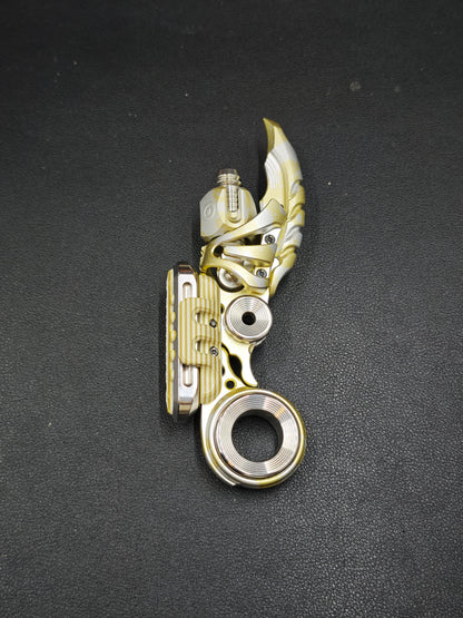 EXOSKELETON G10 Yellow Grey White Bone Core Stainless Steel