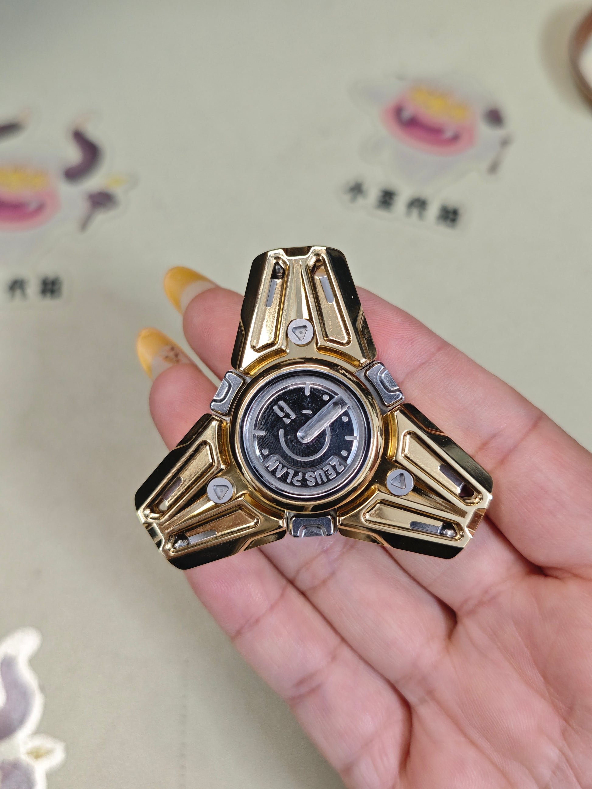 God of Time Stainless Steel Gold Plated