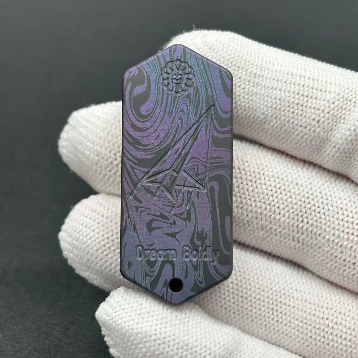 Plane Zirconium Engraved