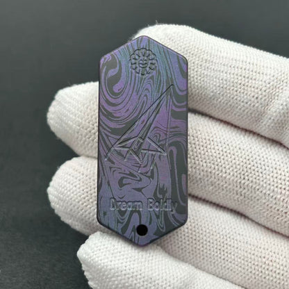 Plane Zirconium Engraved
