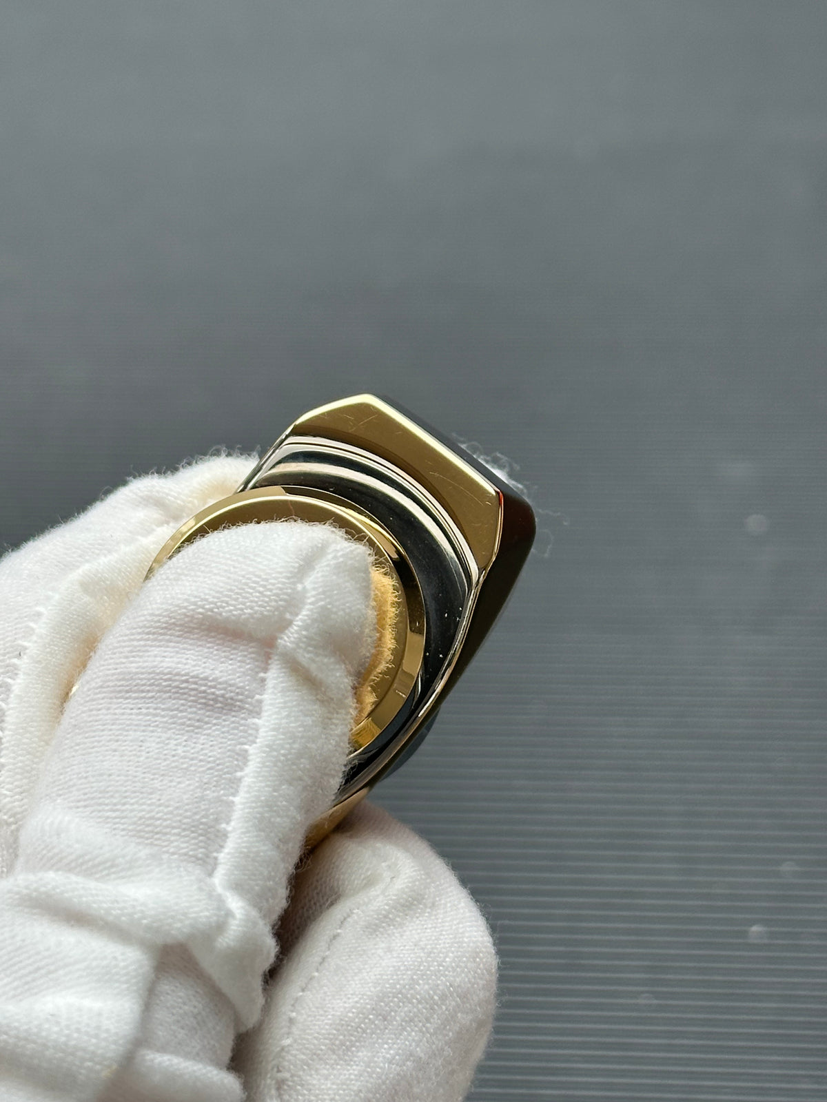 Mighty Tiger Stainless Steel Gold Plated Polished
