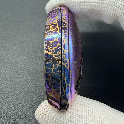 Jingle Beetle Zirconium Color-Anodized Polished