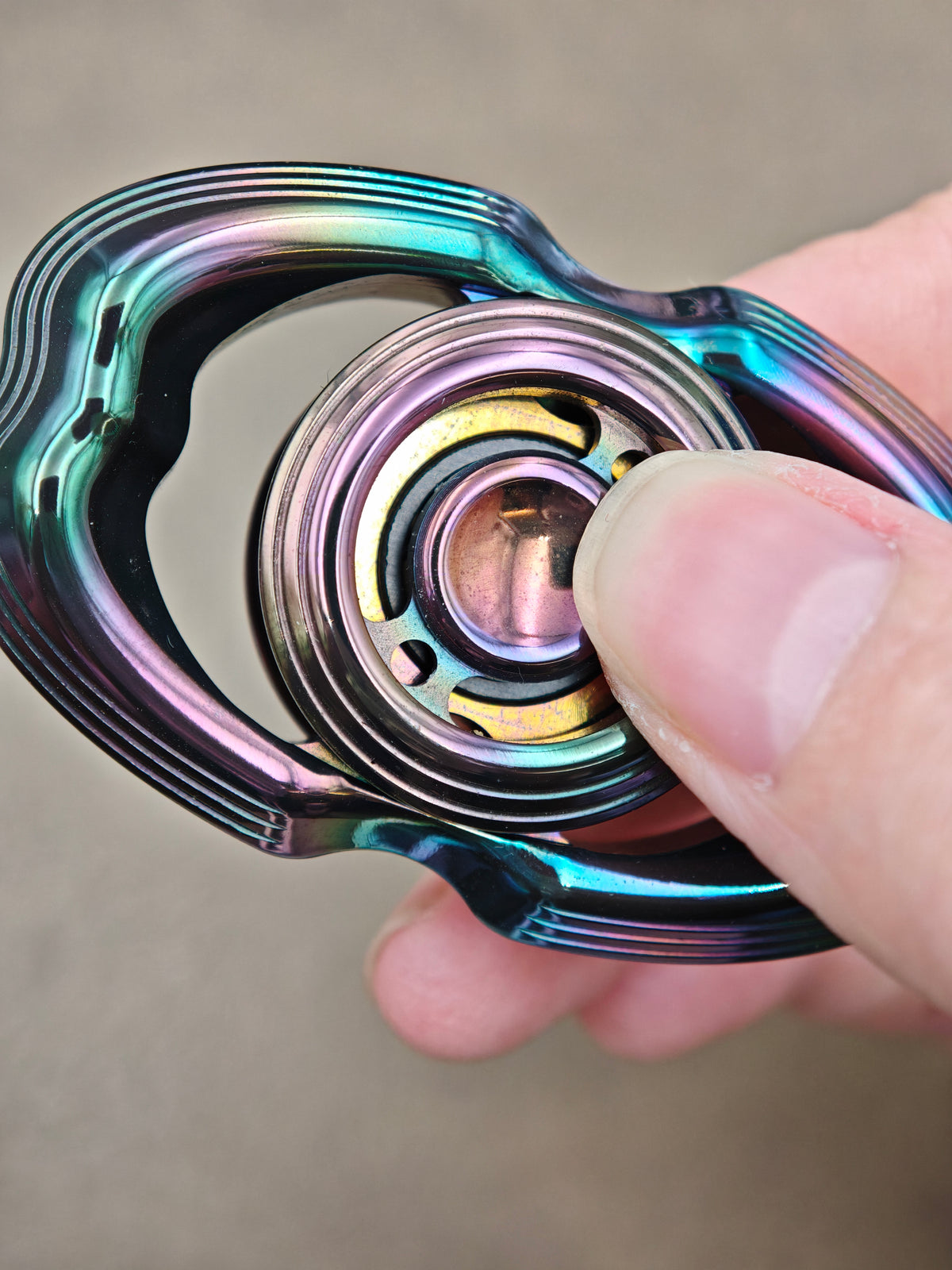 Obsidian Crystalized Zirconium Oil Slick