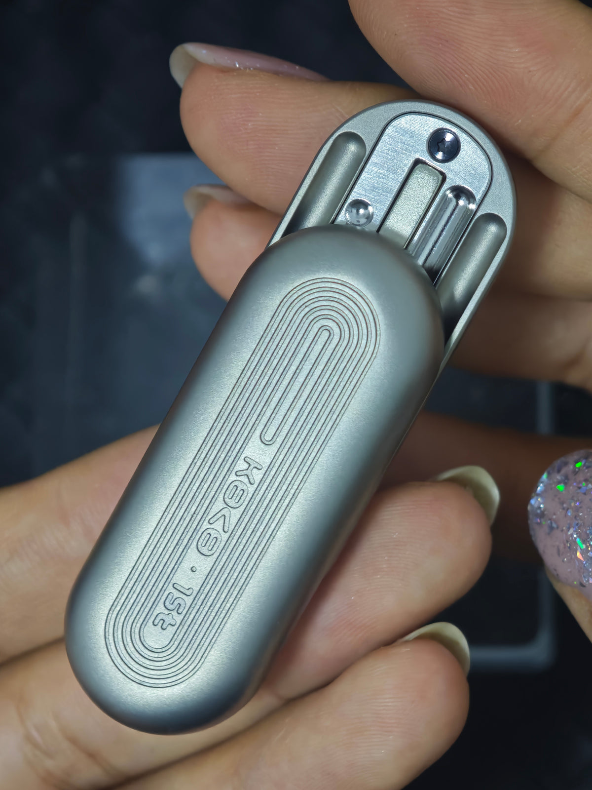 Floating Cloud Titanium Blasted