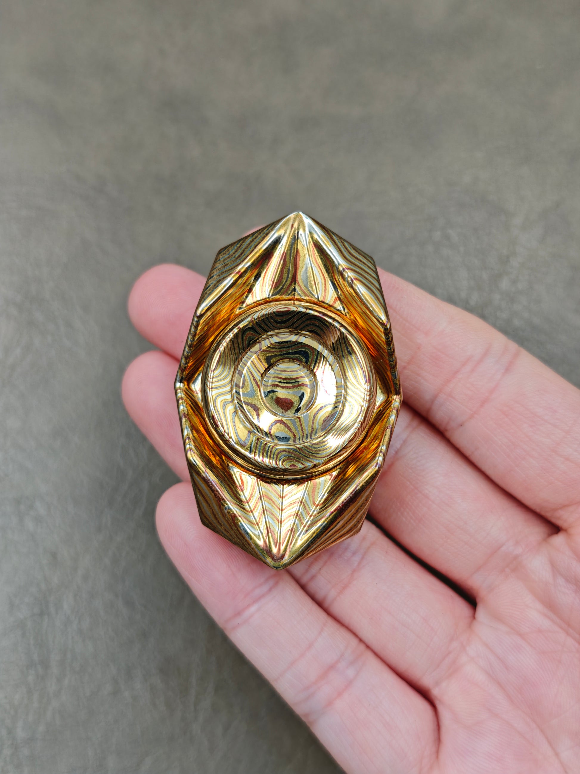 Folding Blade Folding Mokume Copper