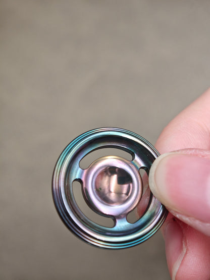Cat's Eye Zirconium Oil Slick