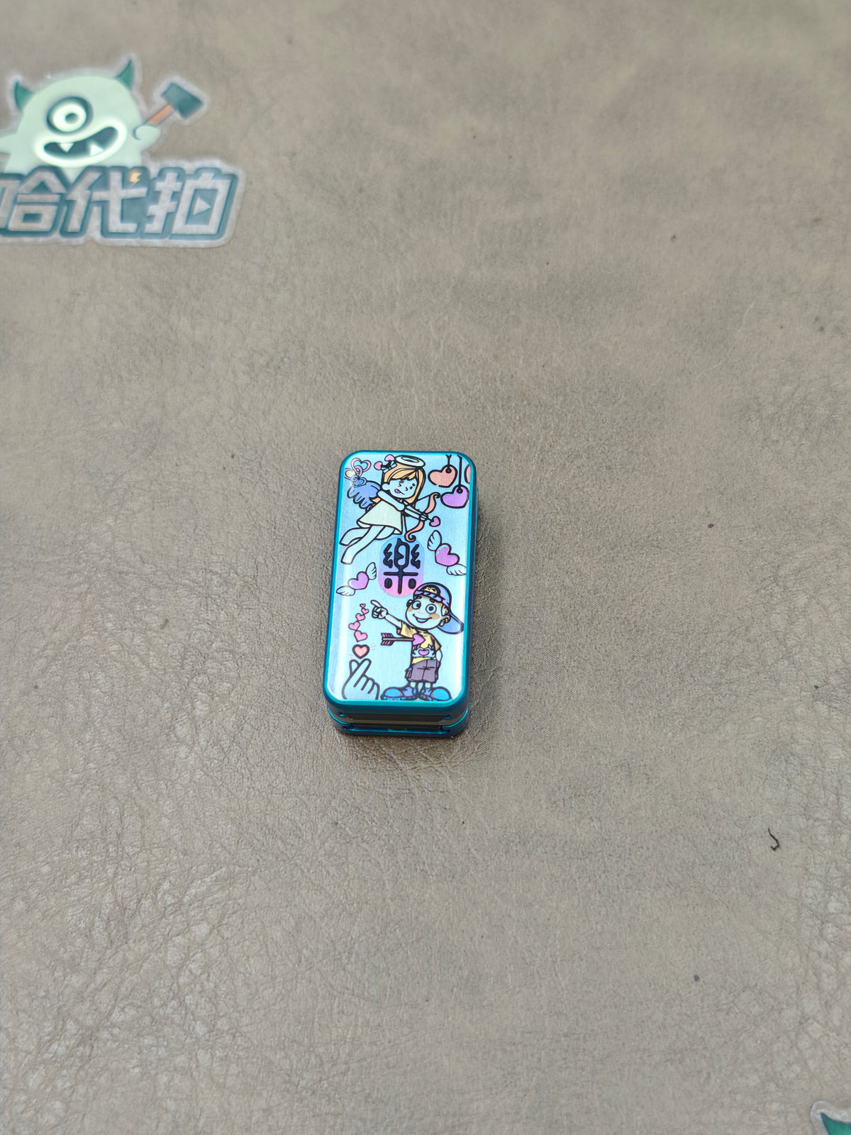 Joyful Titanium Color-Anodized Resin-Sealed