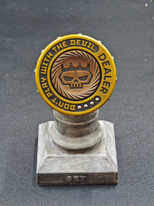 Dealer Button Brass