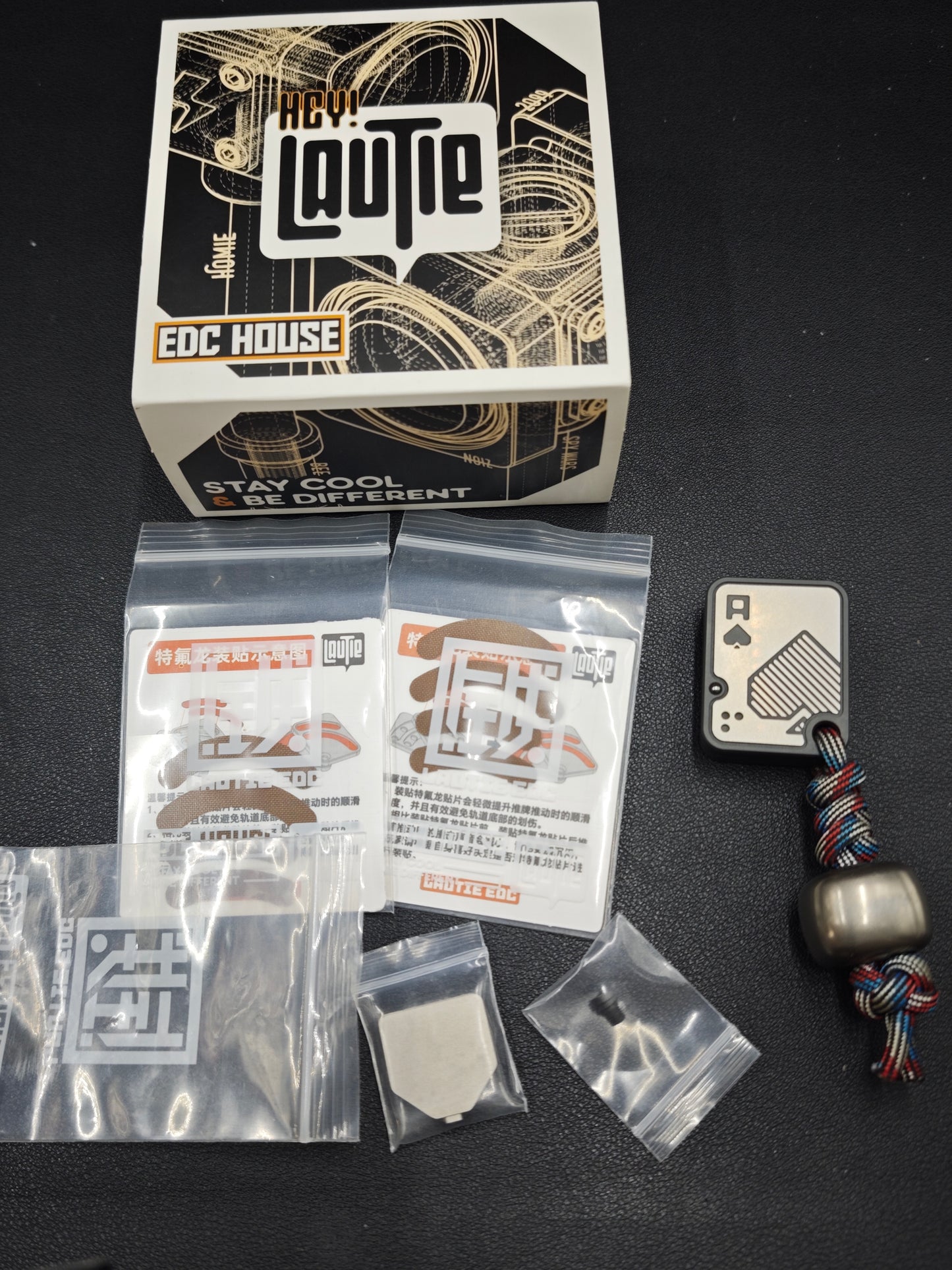 AAA Push Card Titanium Zirconium Copper