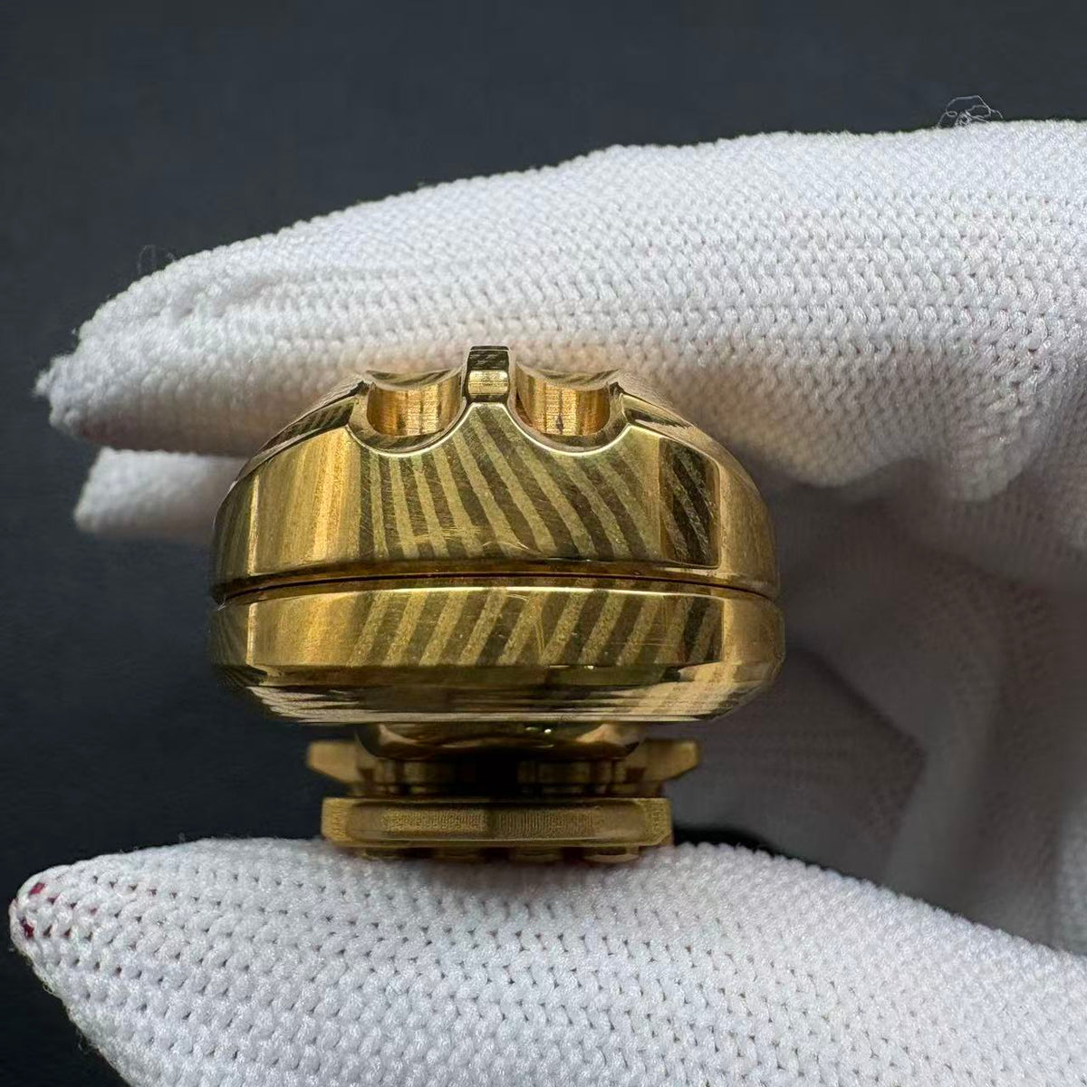 Cyber Jiaotu Damasteel Gold Plated