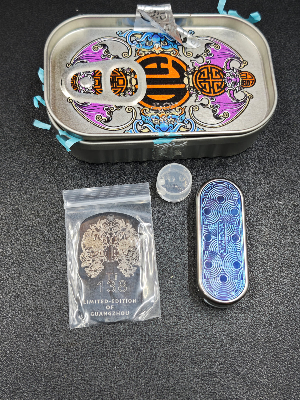 Ming Yin Titanium Engraved