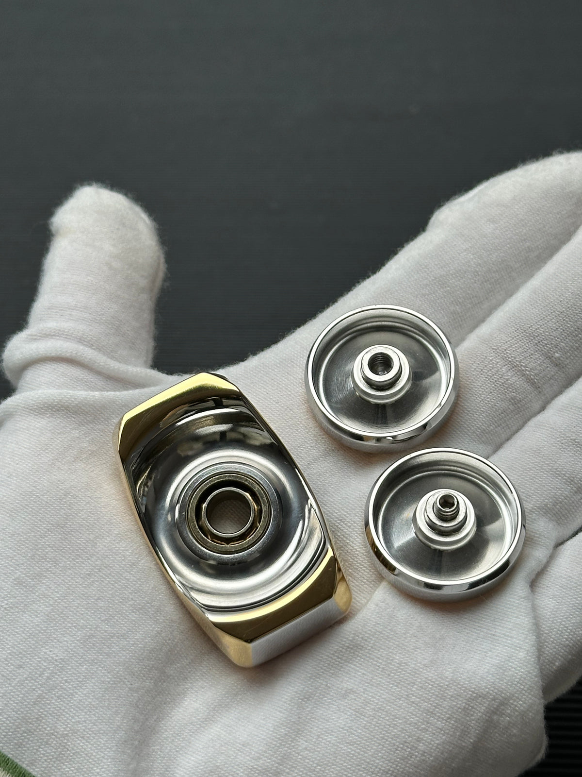 Mighty Tiger Stainless Steel Gold Plated Polished