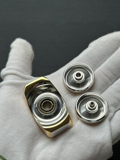 Mighty Tiger Stainless Steel Gold Plated Polished