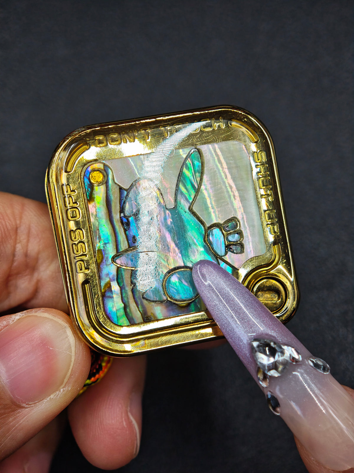 SNAP Zirconium Gold Plated Resin-Sealed