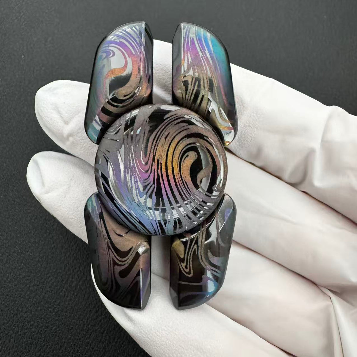 Full Zirconium Engraved Polished