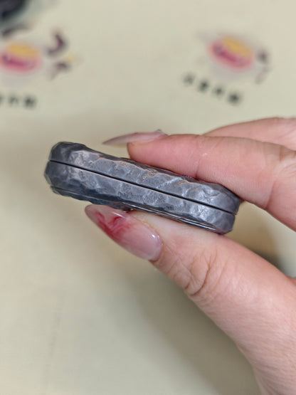 4 Stainless Steel Color-Anodized Stone Textured