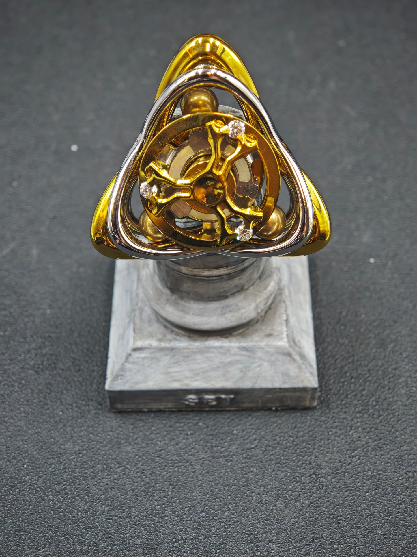 NEW EDC Zenith Ring Stainless Steel Gold Plated