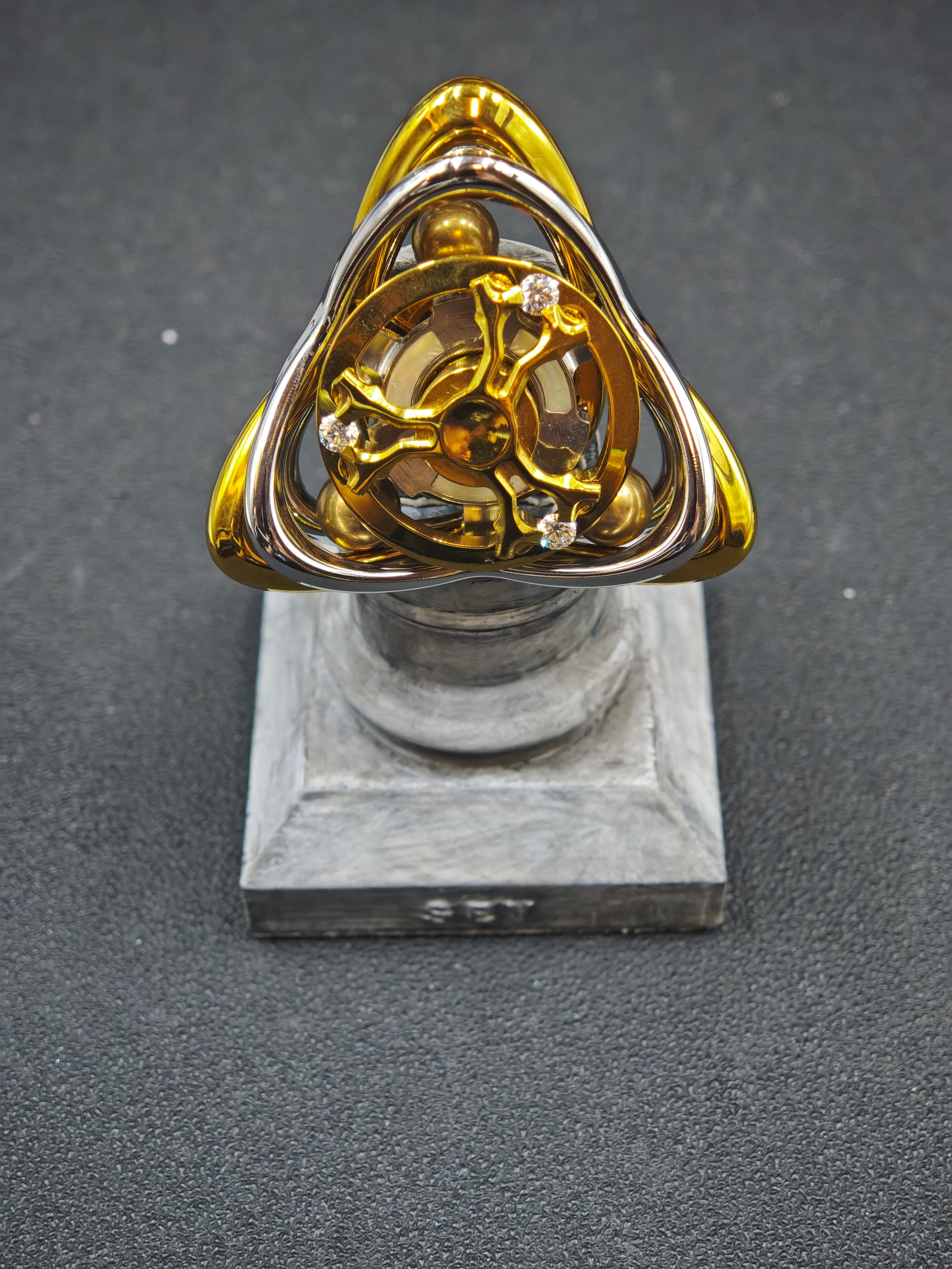 NEW EDC Zenith Ring Stainless Steel Gold Plated