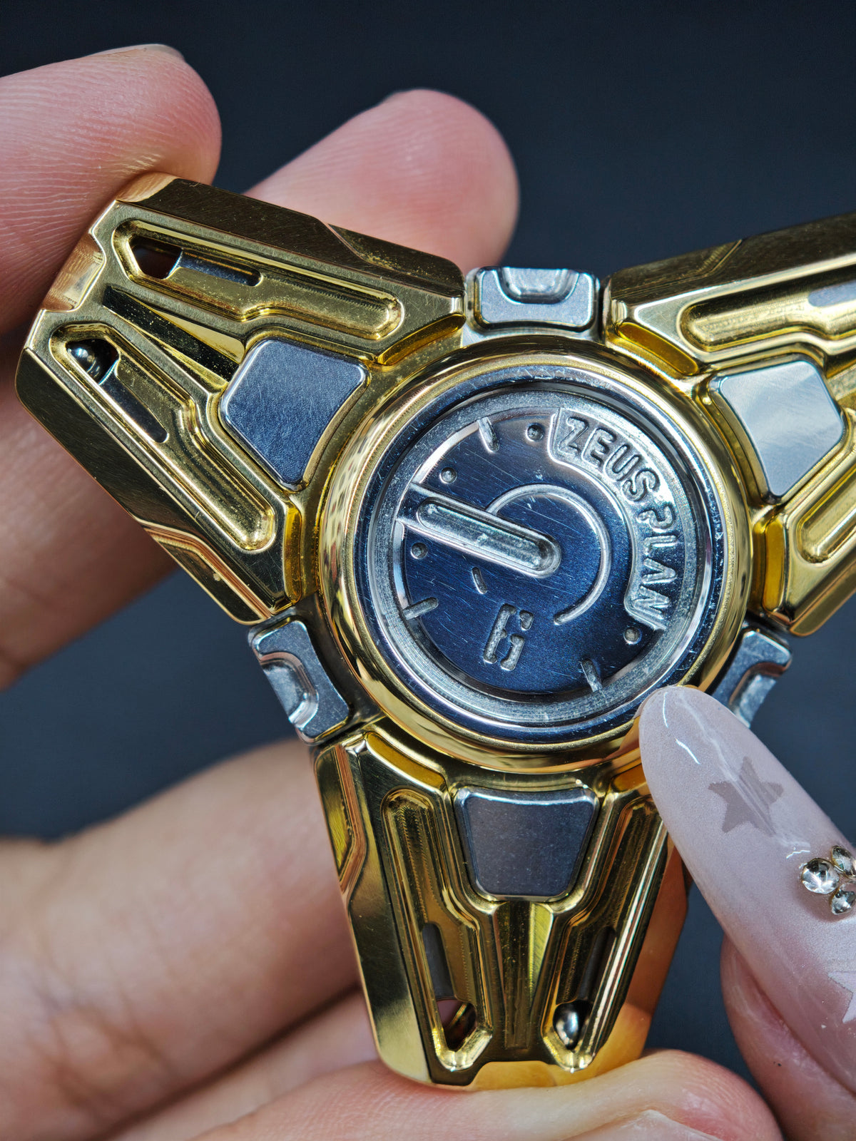 God of Time Stainless Steel Gold Plated