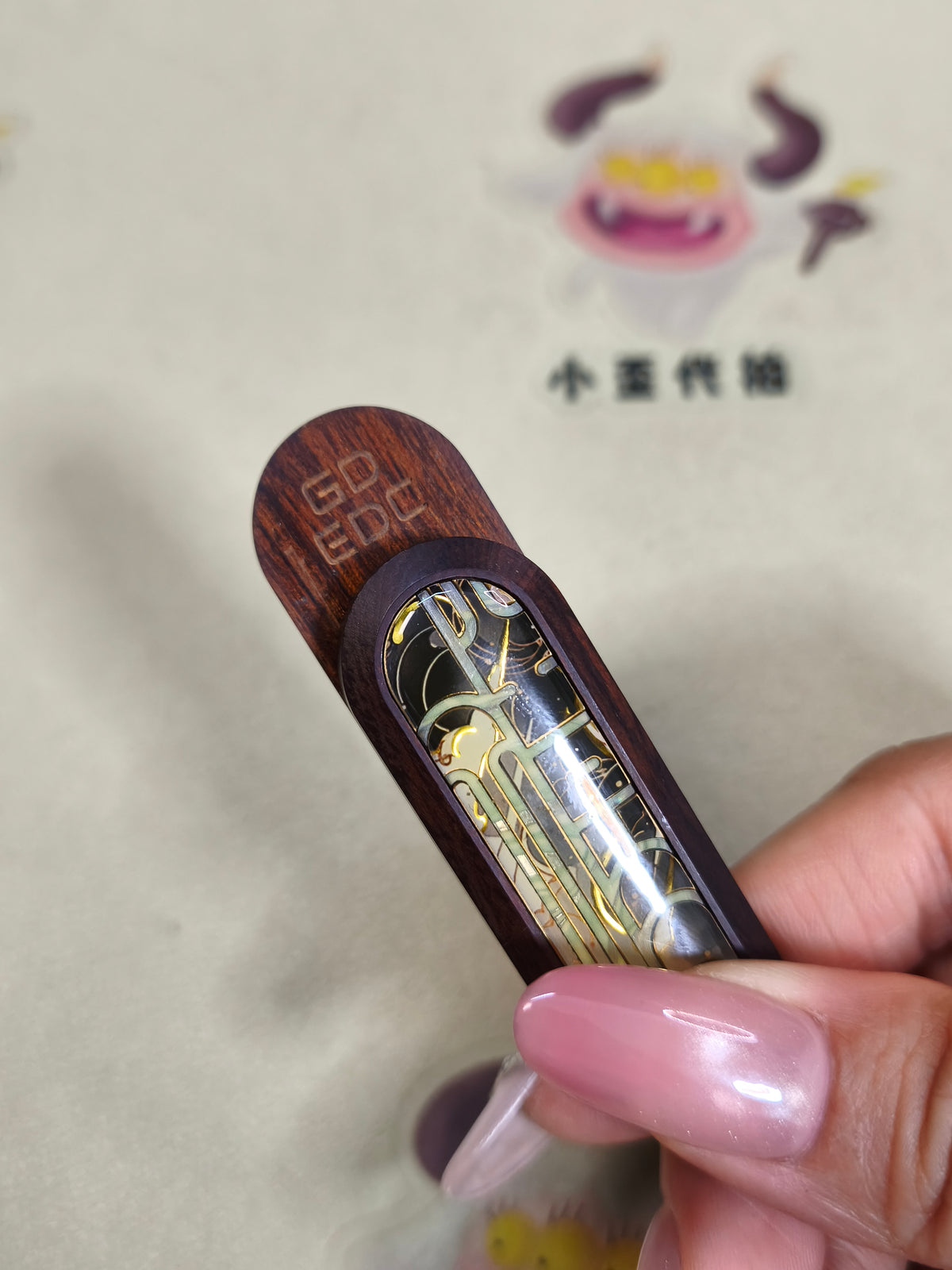 Lucky Draw Stabilized wood Resin-Sealed