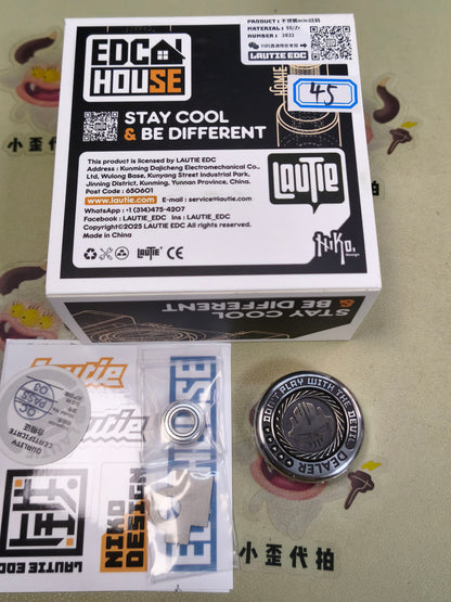 Dealer Button Stainless Steel