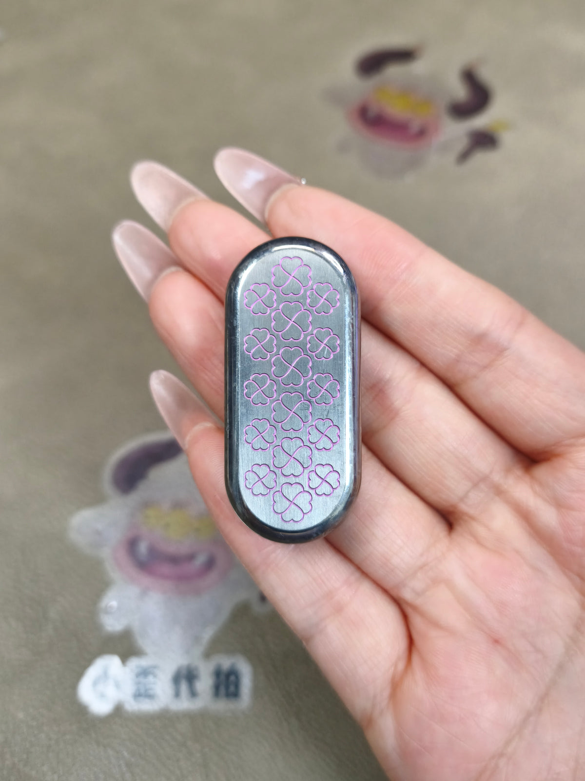 Top B Valentines Crystallized Titanium
