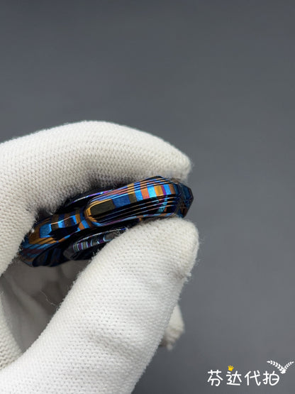 Obsidian Crystalized MINI Titanium Zircuti Mokuti