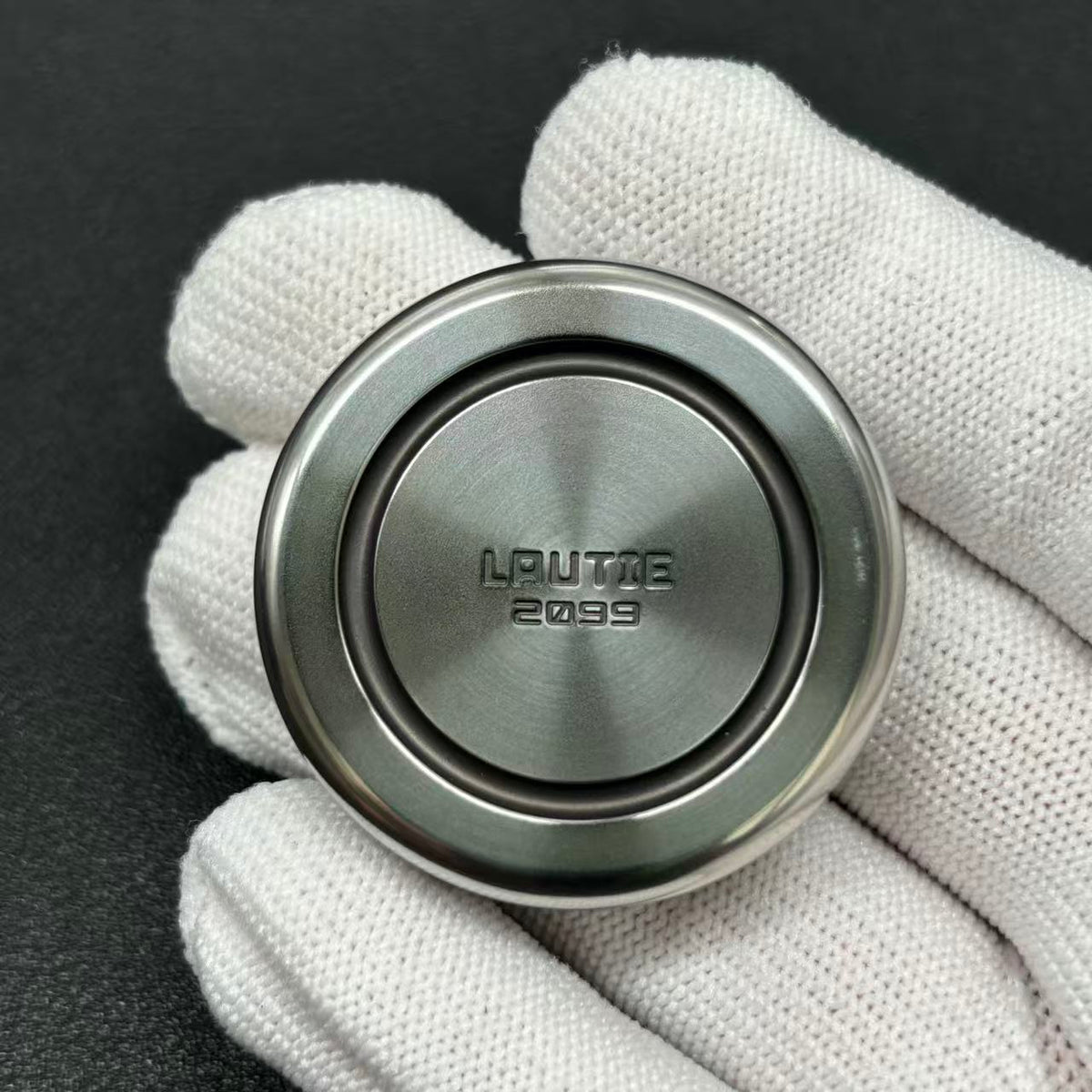 Dealer Button Stainless Steel