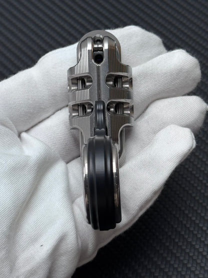 WANWU Exoskeleton Precision Machined Magnetic-Mechanical EDC Fidget Slider Titanium