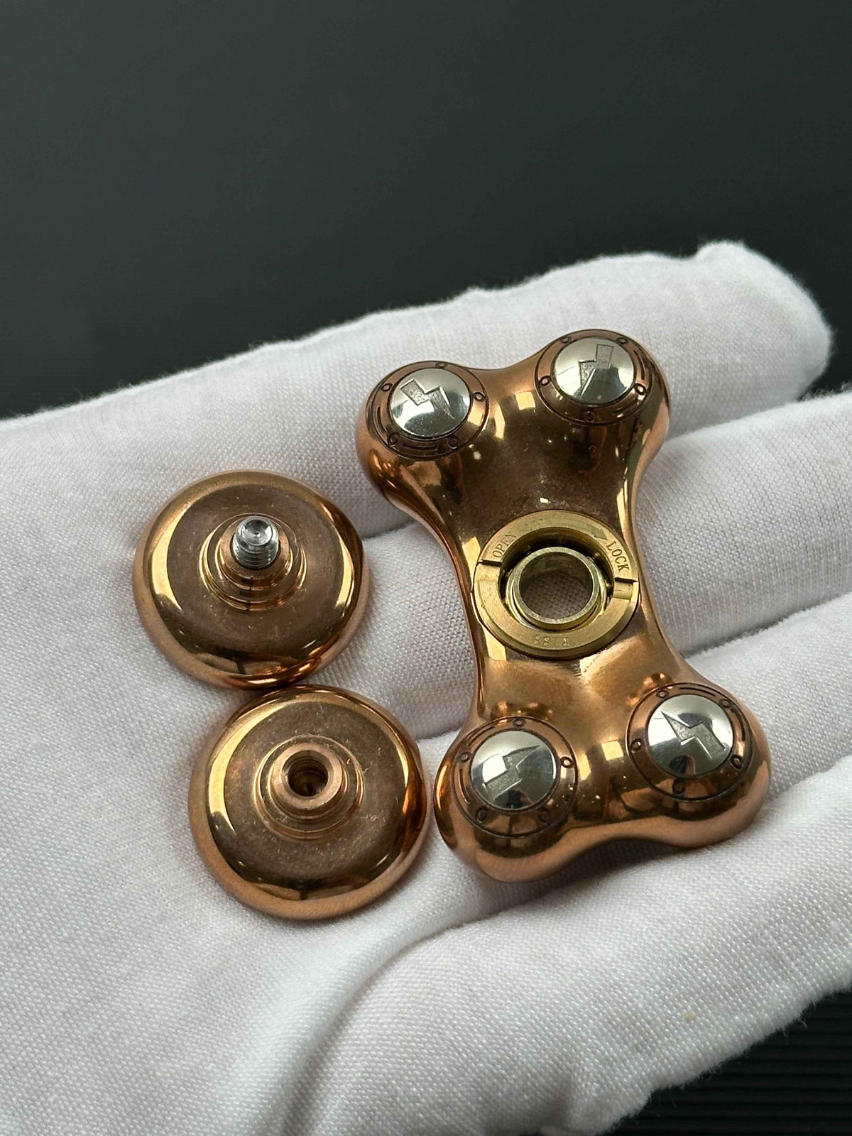 Bone Engraved Cupronickel Copper