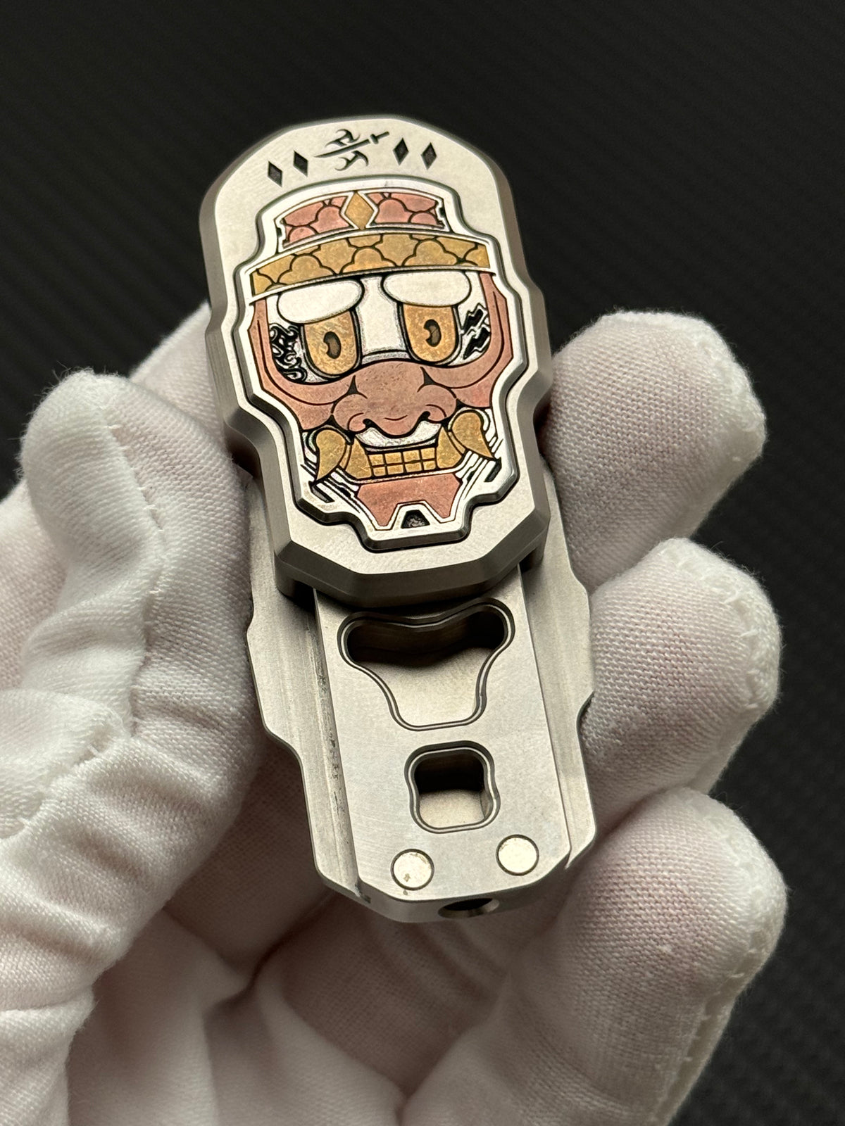ALPHA S Stainless Steel Engraved