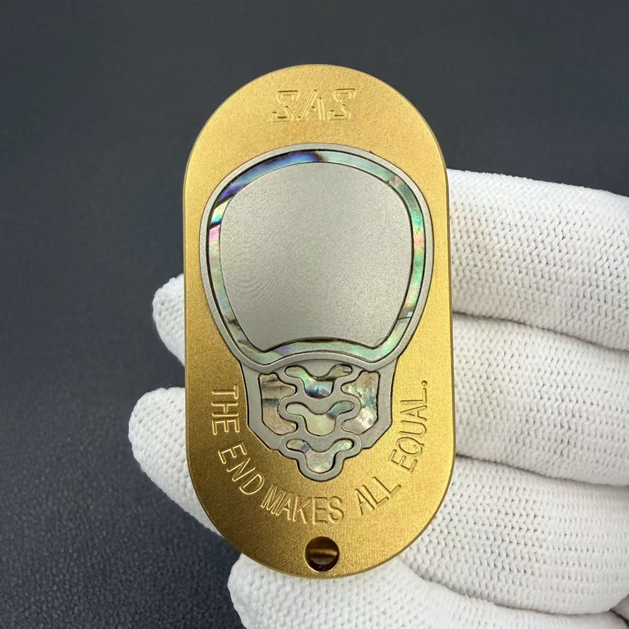 Spade King Charlie MOP Brass Cupronickel