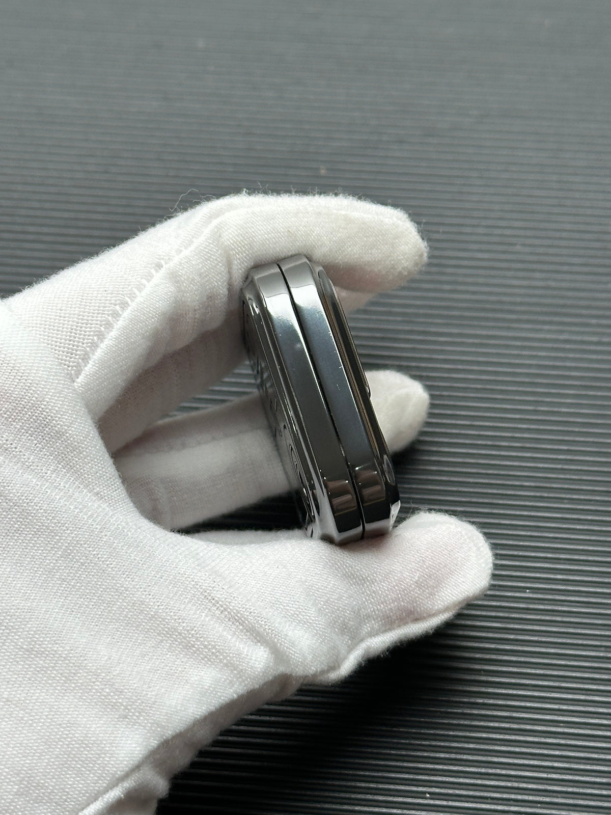 MAZE BLOCK Zirconium Polished