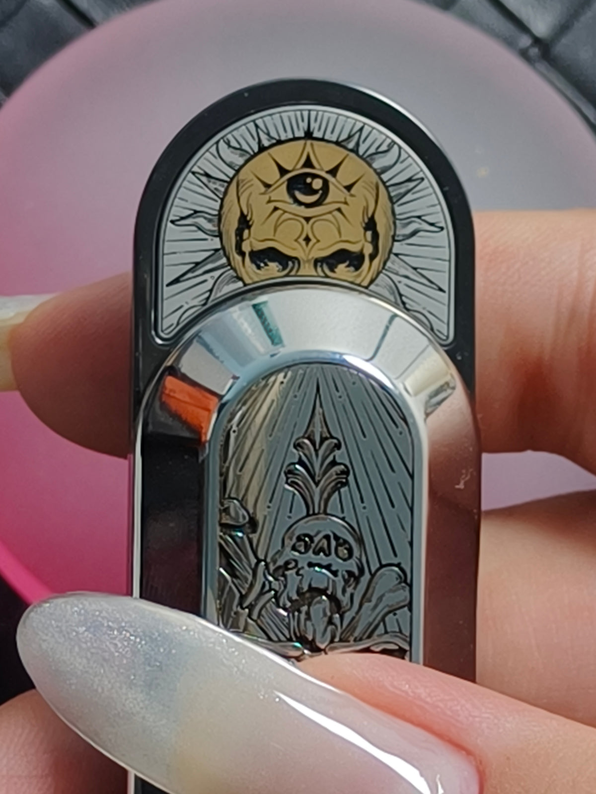 Axis Stainless Steel Engraved Polished