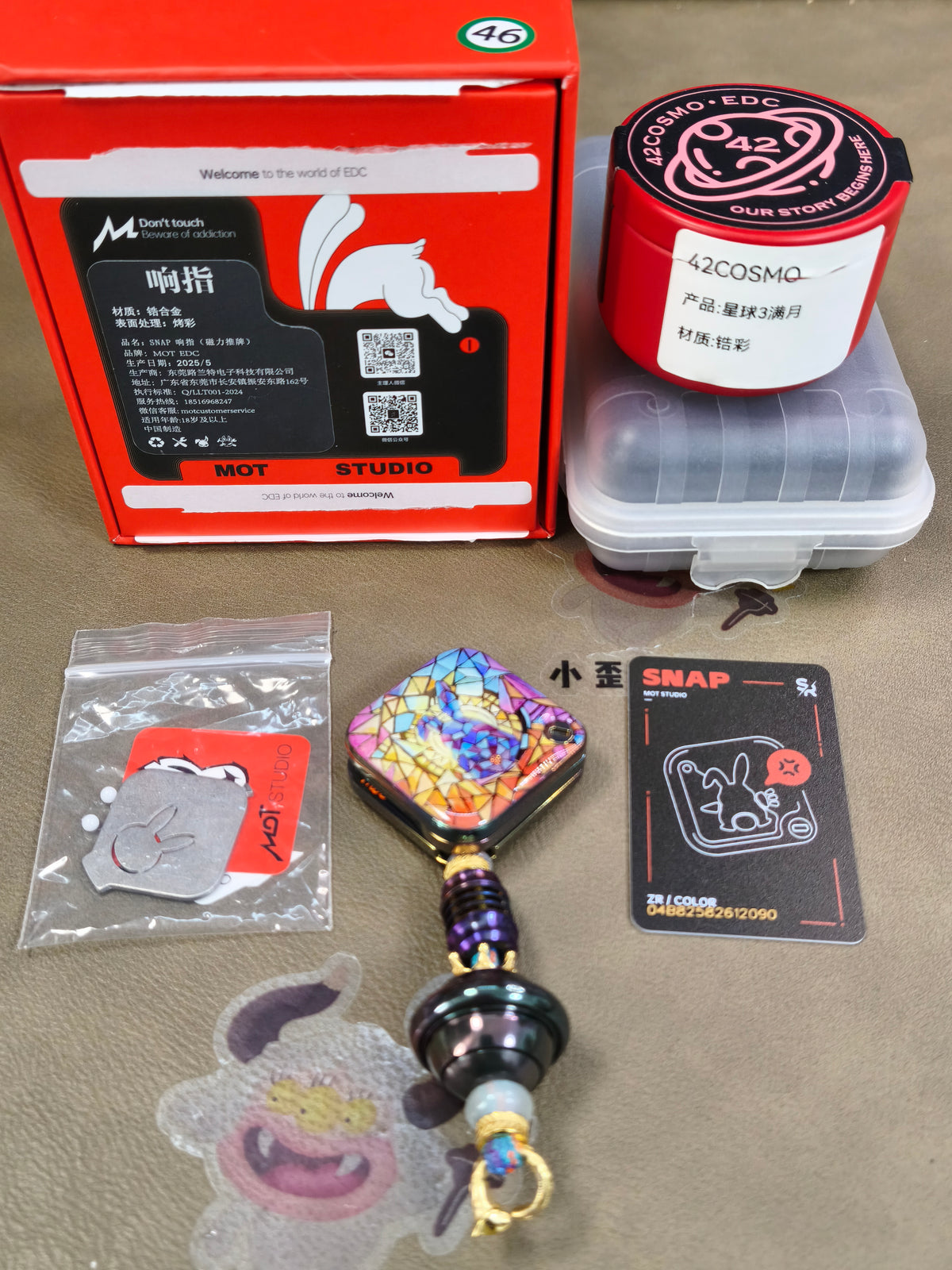VIP Snap Zirconium Resin-Sealed Oil Slick