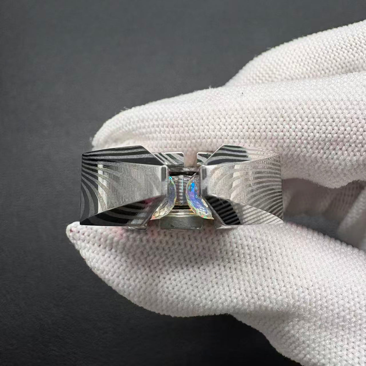 Scorpio Bearing Cap Damasteel