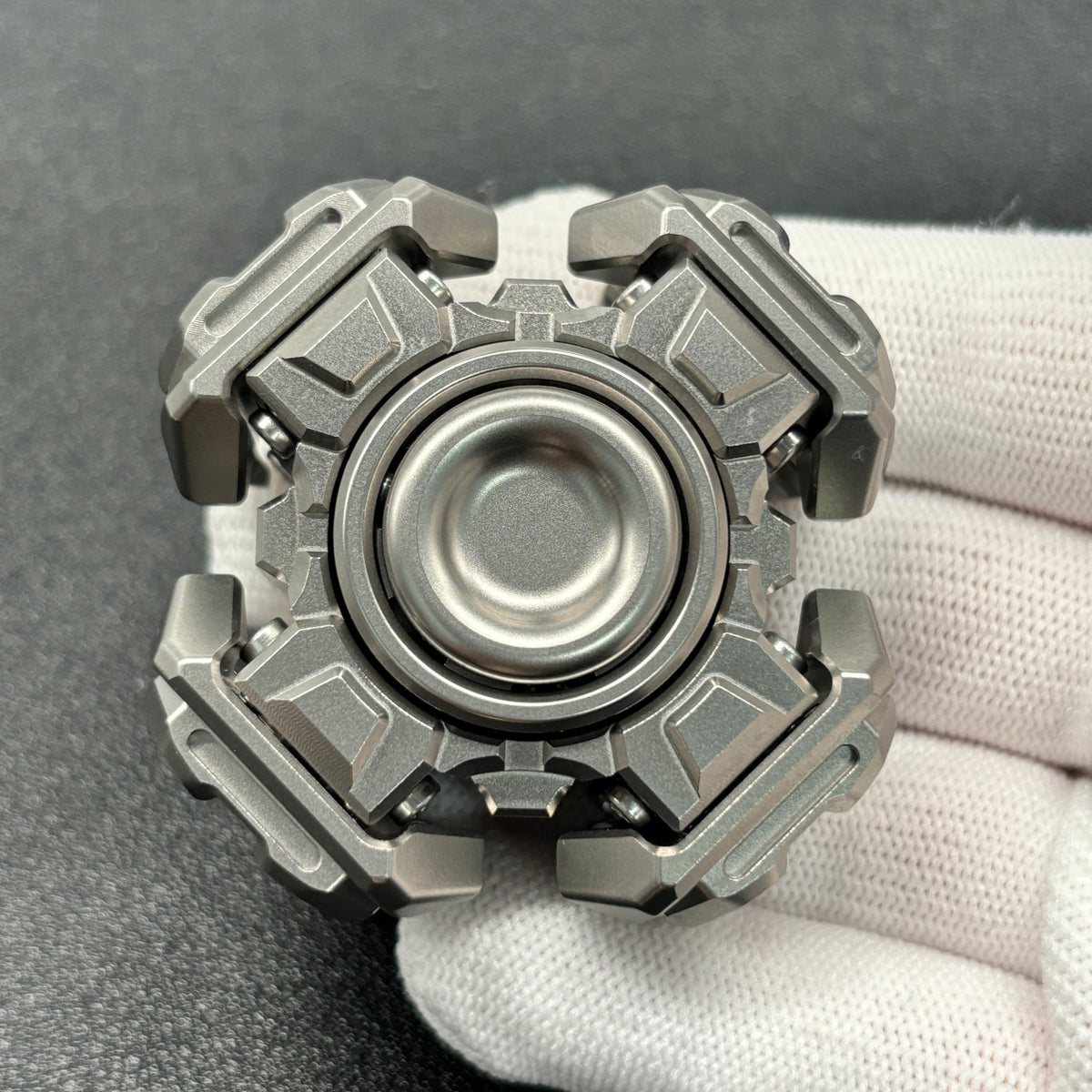 Ancient Iron Shell Opening Titanium Polished