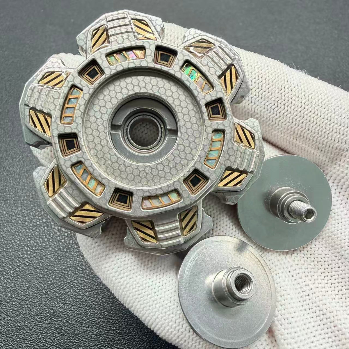 Detonator Bearing Cap Stainless Steel Resin-Sealed Engraved