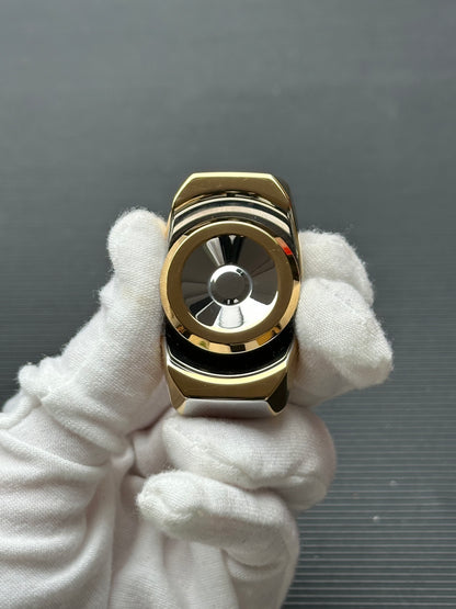 Mighty Tiger Stainless Steel Gold Plated Polished